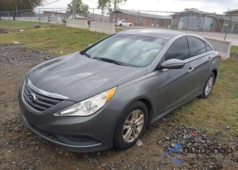 2014 Hyundai Sonata Gls from USA, damaged, VIN 5NPEB4AC6EH938675